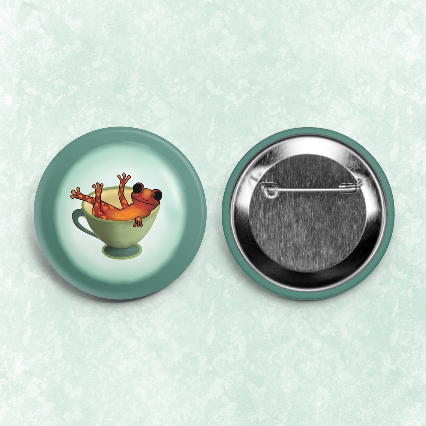 "Froggy in a bubble" badge