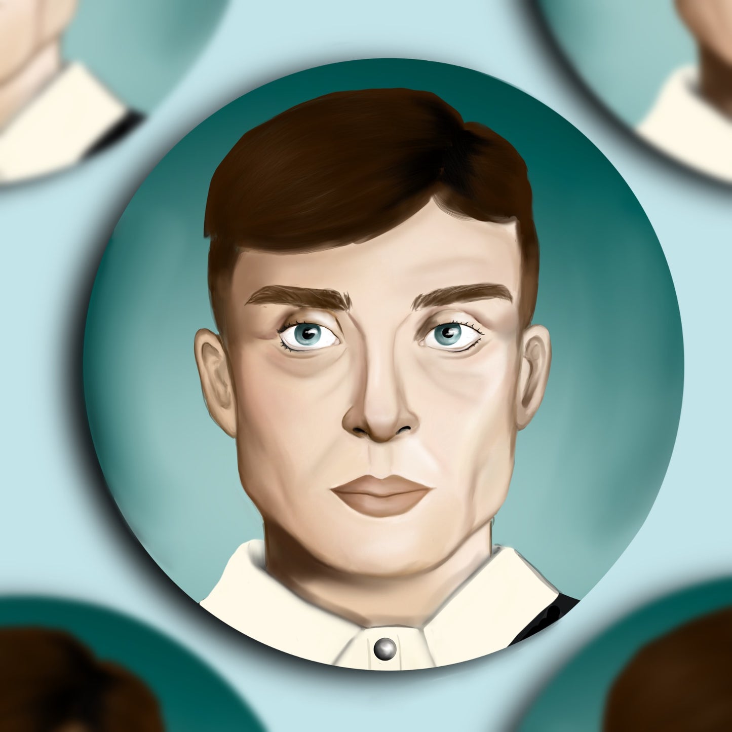 "Cillian Murphy" waterproof sticker