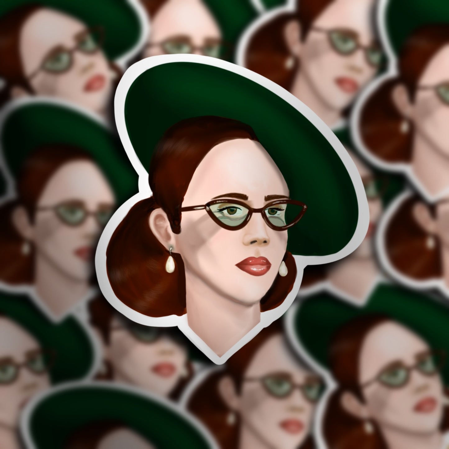 "Nurse Ratched" waterproof sticker