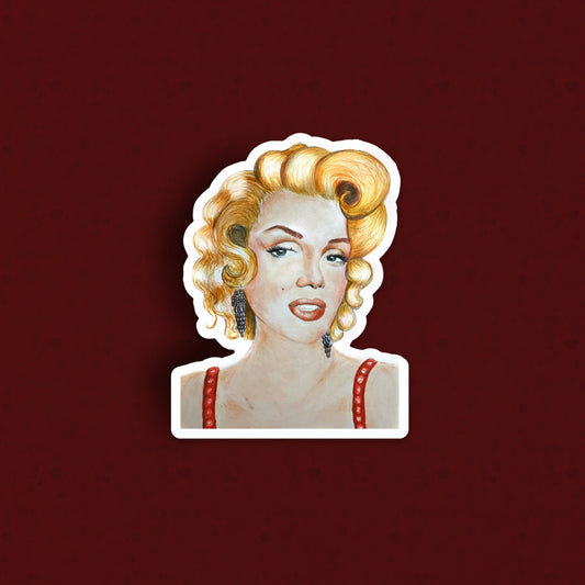 "Marilyn" waterproof sticker