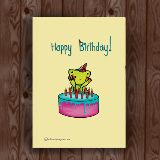 "Happy Birthday" card